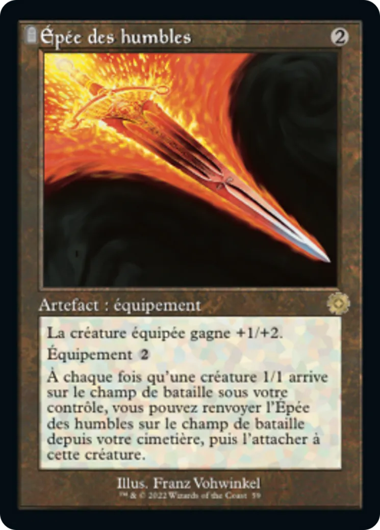 Épée des humbles — The Brothers' War Retro Artifacts — Magic: The Gathering