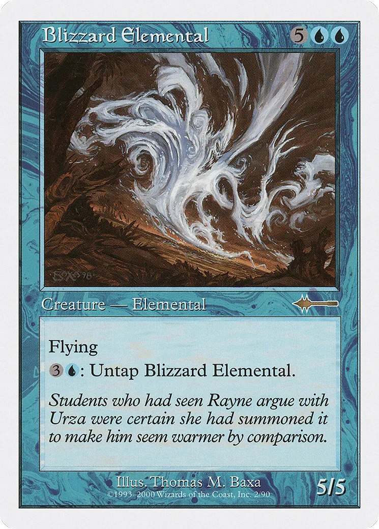 Elemental de Blizzard — Beatdown Box Set — Magic: The Gathering