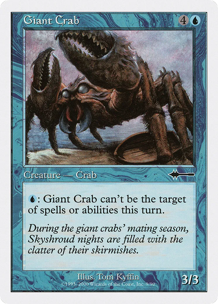 Giant Crab — Beatdown Box Set — Magic: The Gathering