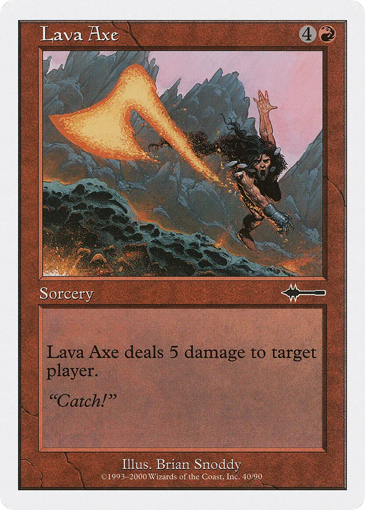 Lava Axe — Beatdown Box Set — Magic: The Gathering