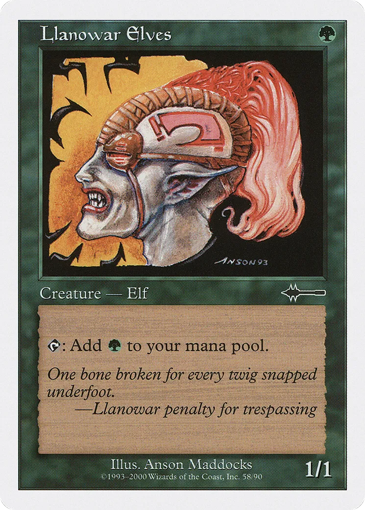 Llanowar Elves — Beatdown Box Set — Magic: The Gathering