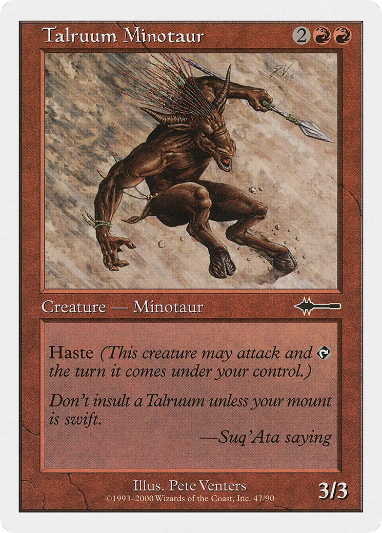 Talruum Minotaur — Beatdown Box Set — Magic: The Gathering