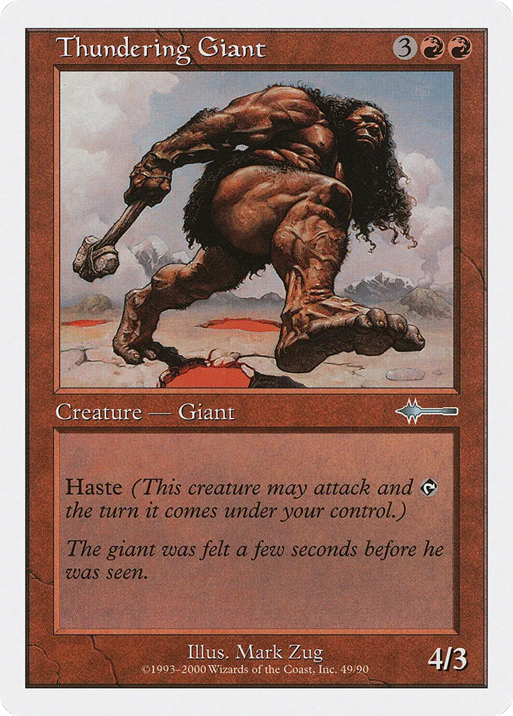 Thundering Giant — Beatdown Box Set — Magic: The Gathering
