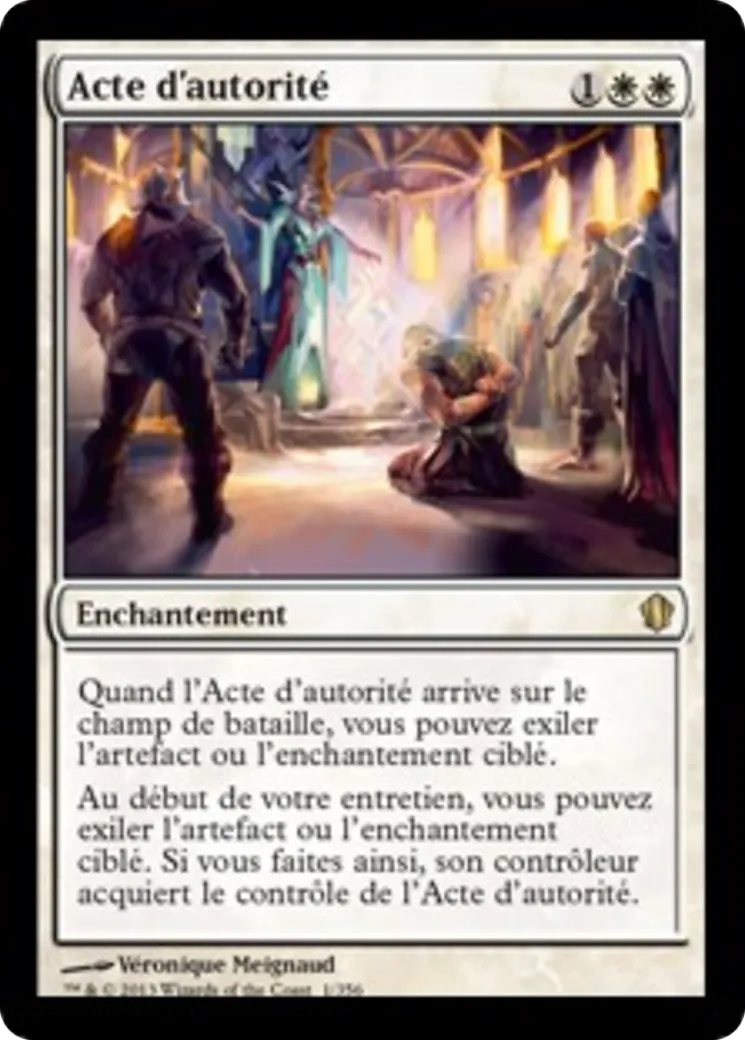 Acte d'autorité — Commander 2013 — Magic: The Gathering