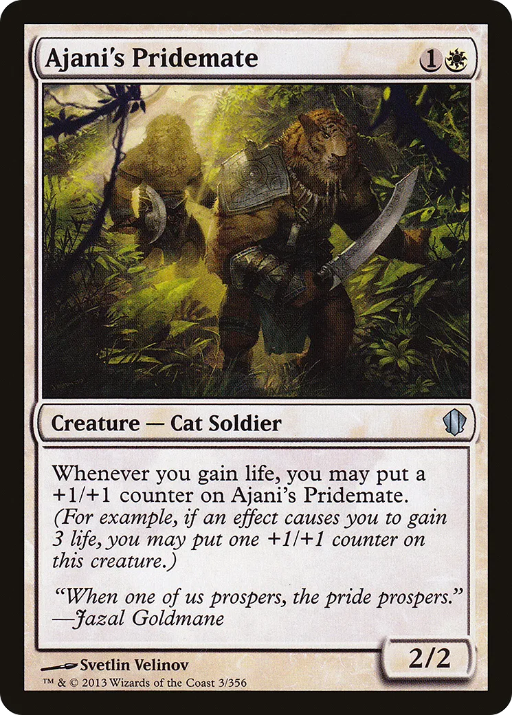Ajani's Pridemate — Commander 2013 — Magic: The Gathering