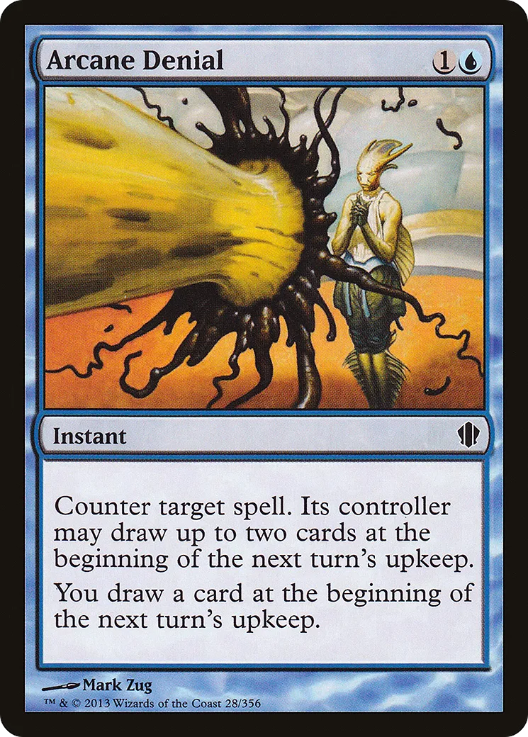 Arcane Denial — Commander 2013 — Magic: The Gathering