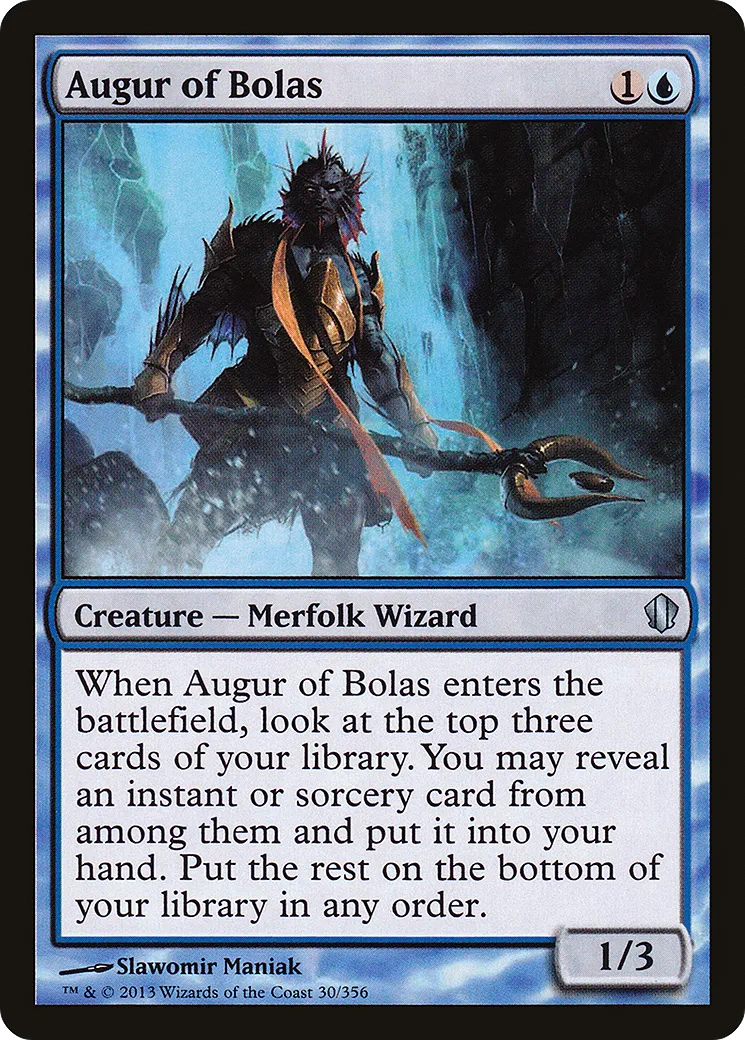 Augur of Bolas — Commander 2013 — Magic: The Gathering