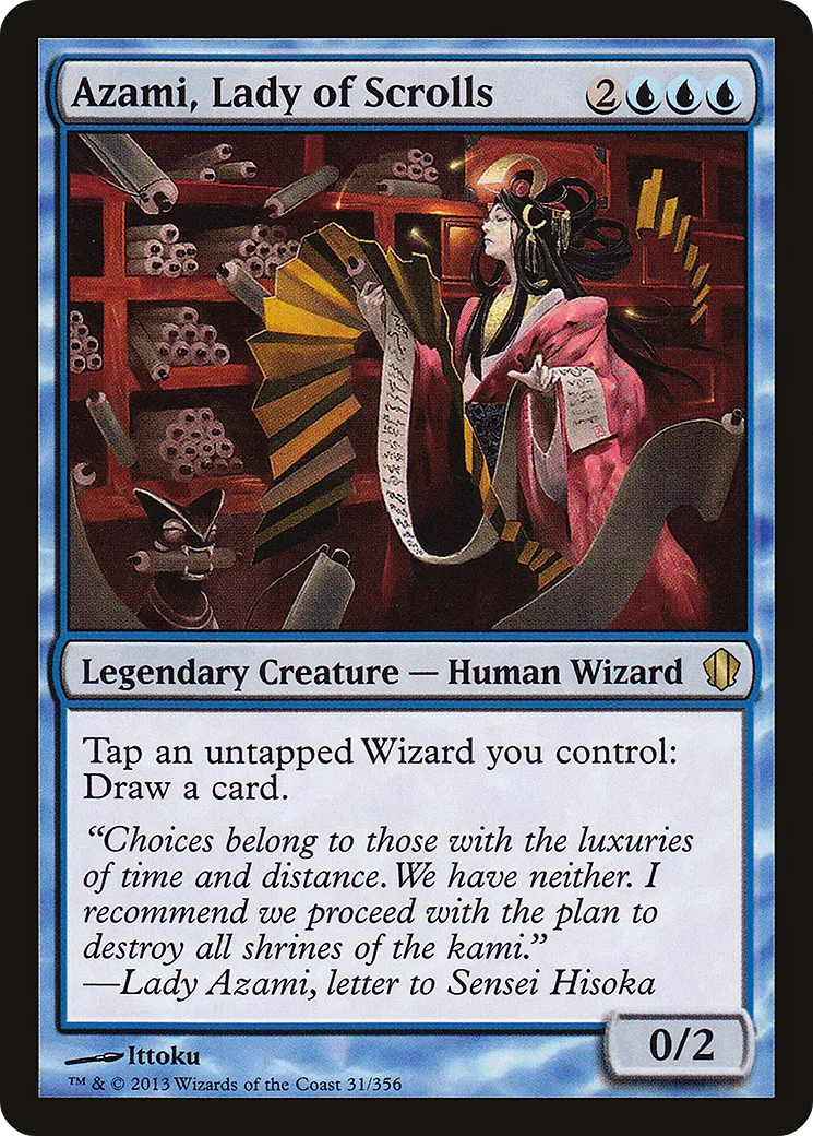 Azami, Lady of Scrolls — Commander 2013 — Magic: The Gathering