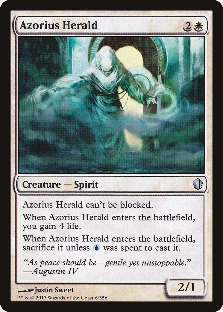 Azorius Herald — Commander 2013 — Magic: The Gathering