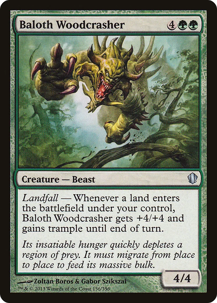 Baloth Woodcrasher — Commander 2013 — Magic: The Gathering