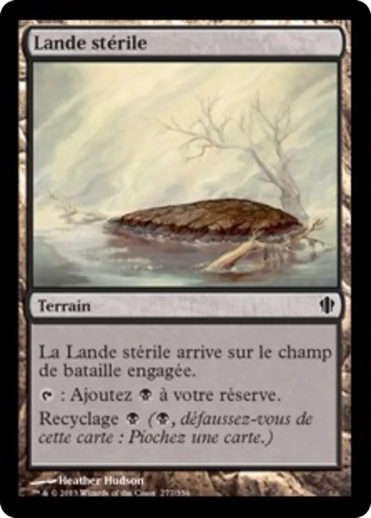 Lande stérile — Commander 2013 — Magic: The Gathering