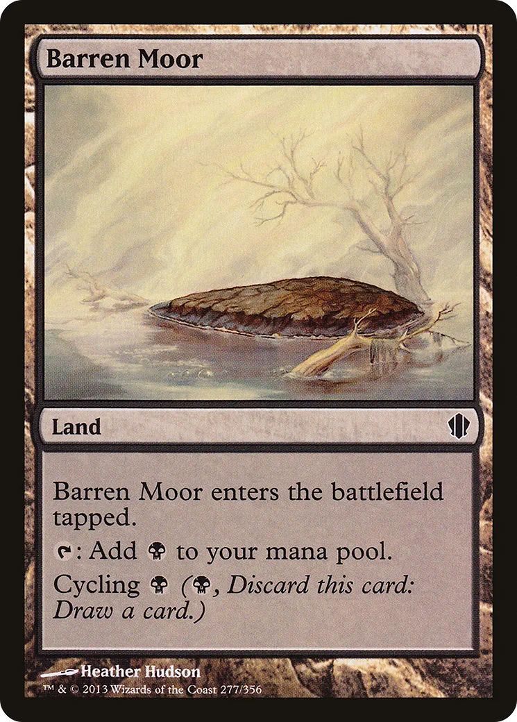 Barren Moor — Commander 2013 — Magic: The Gathering