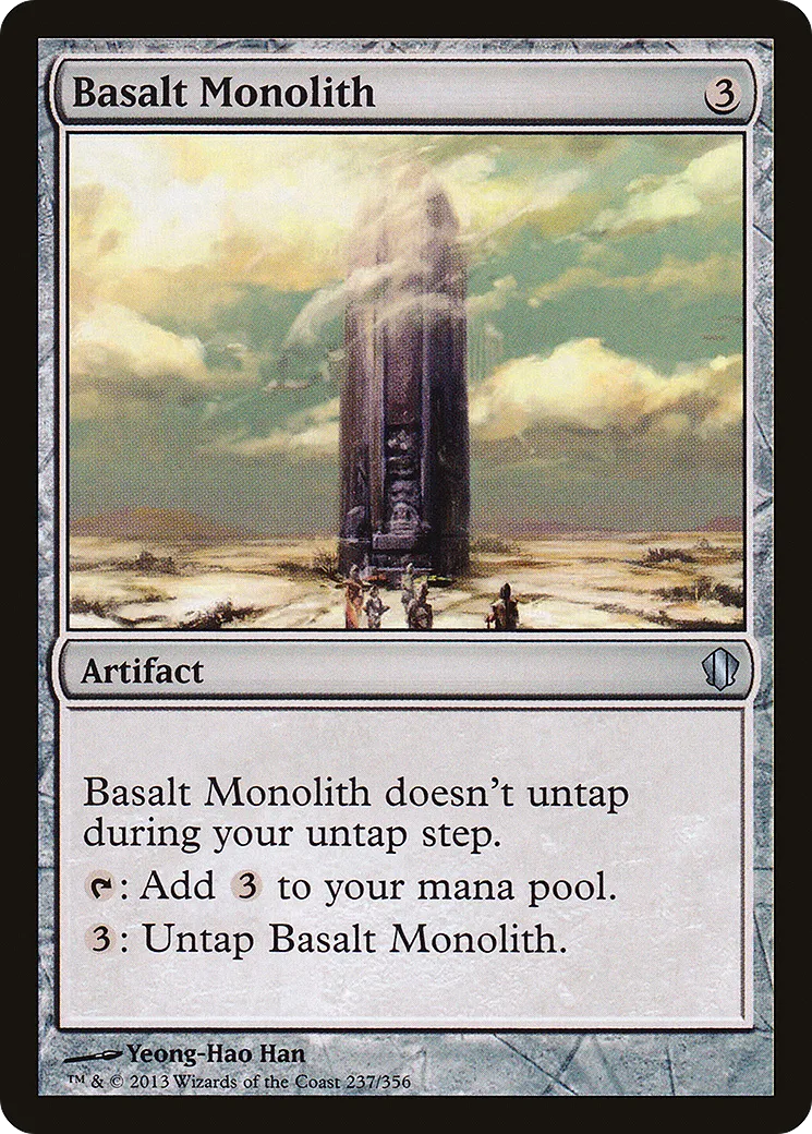 Basalt Monolith from Commander 2013 - Magic: The Gathering