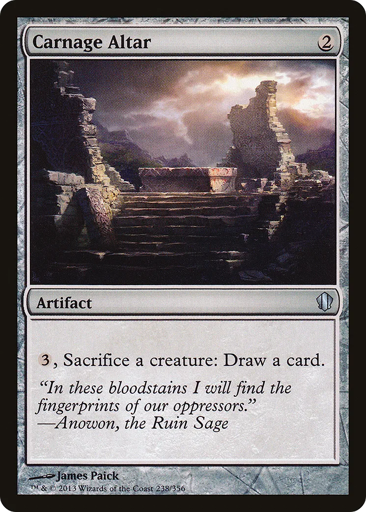 Carnage Altar — Commander 2013 — Magic: The Gathering