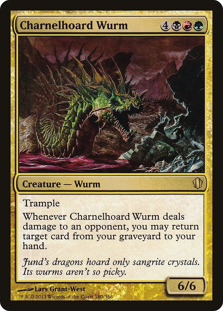 Charnelhoard Wurm — Commander 2013 — Magic: The Gathering