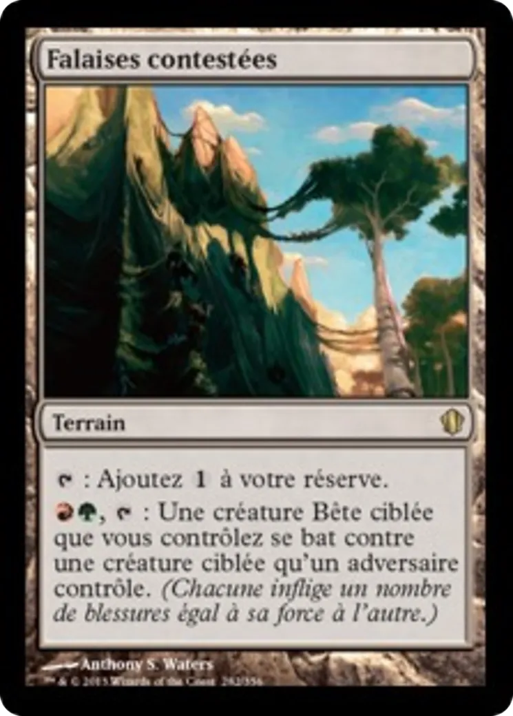 Falaises contestées — Commander 2013 — Magic: The Gathering