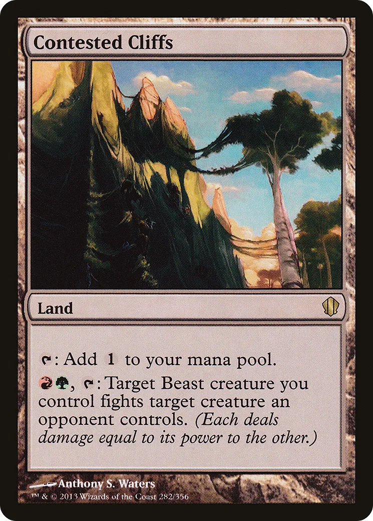 Falaises contestées — Commander 2013 — Magic: The Gathering