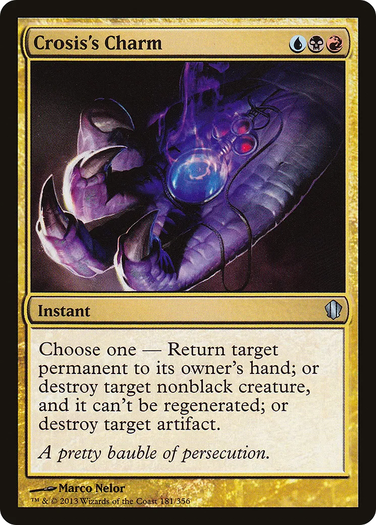 Crosis's Charm — Commander 2013 — Magic: The Gathering
