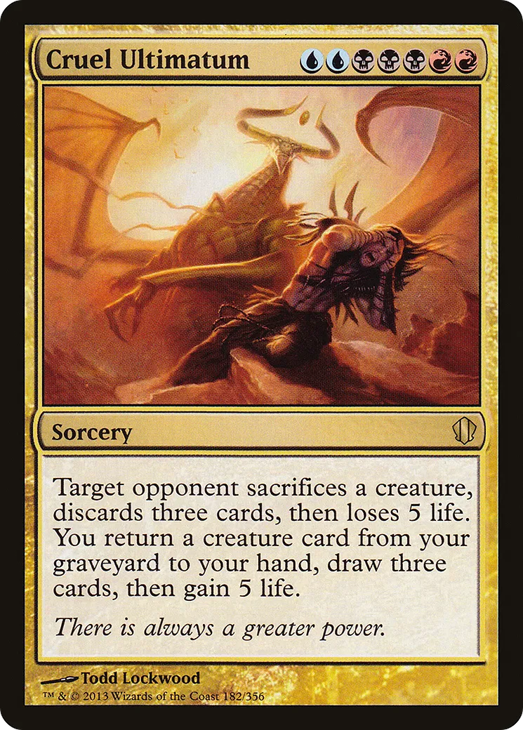 Cruel Ultimatum — Commander 2013 — Magic: The Gathering