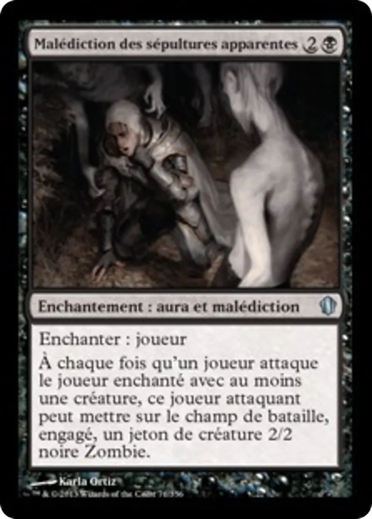 Malédiction des sépultures apparentes — Commander 2013 — Magic: The Gathering