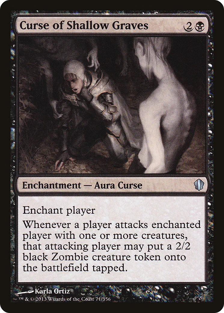 Curse of Shallow Graves — Commander 2013 — Magic: The Gathering