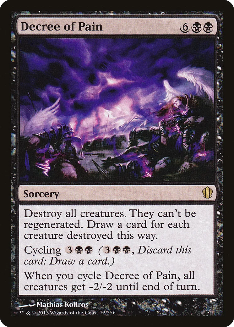 Decree of Pain — Commander 2013 — Magic: The Gathering