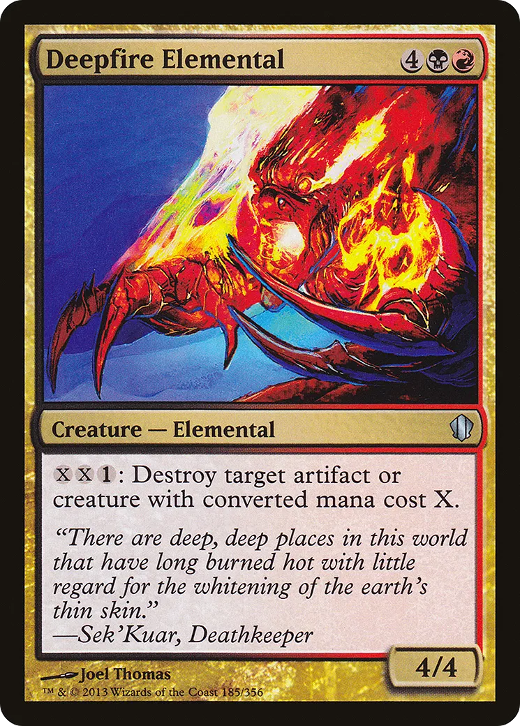 Deepfire Elemental — Commander 2013 — Magic: The Gathering
