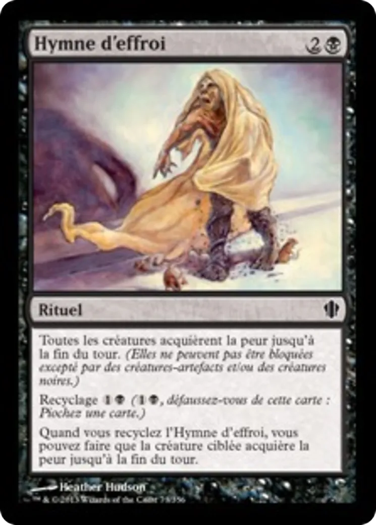 Hymne d'effroi — Commander 2013 — Magic: The Gathering