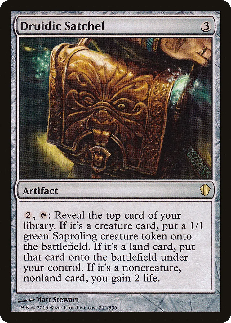 Druidic Satchel — Commander 2013 — Magic: The Gathering