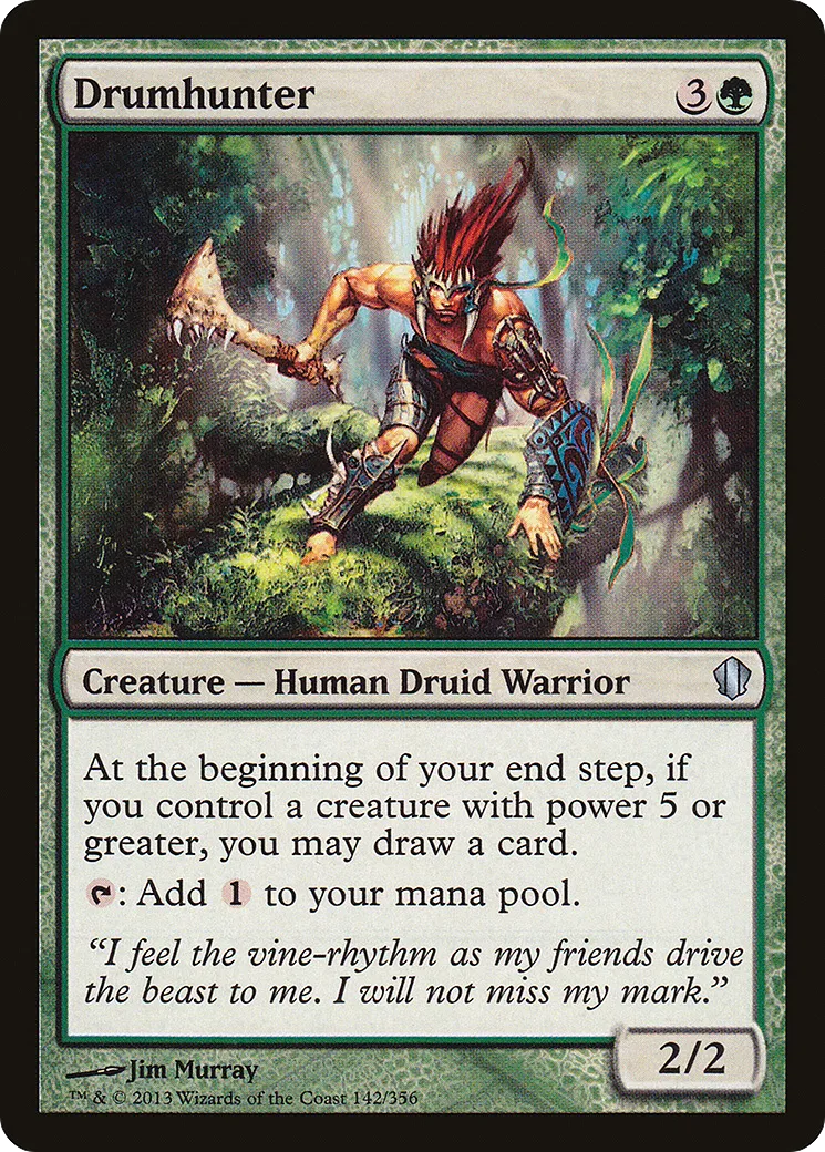 Drumhunter from Commander 2013 - Magic: The Gathering