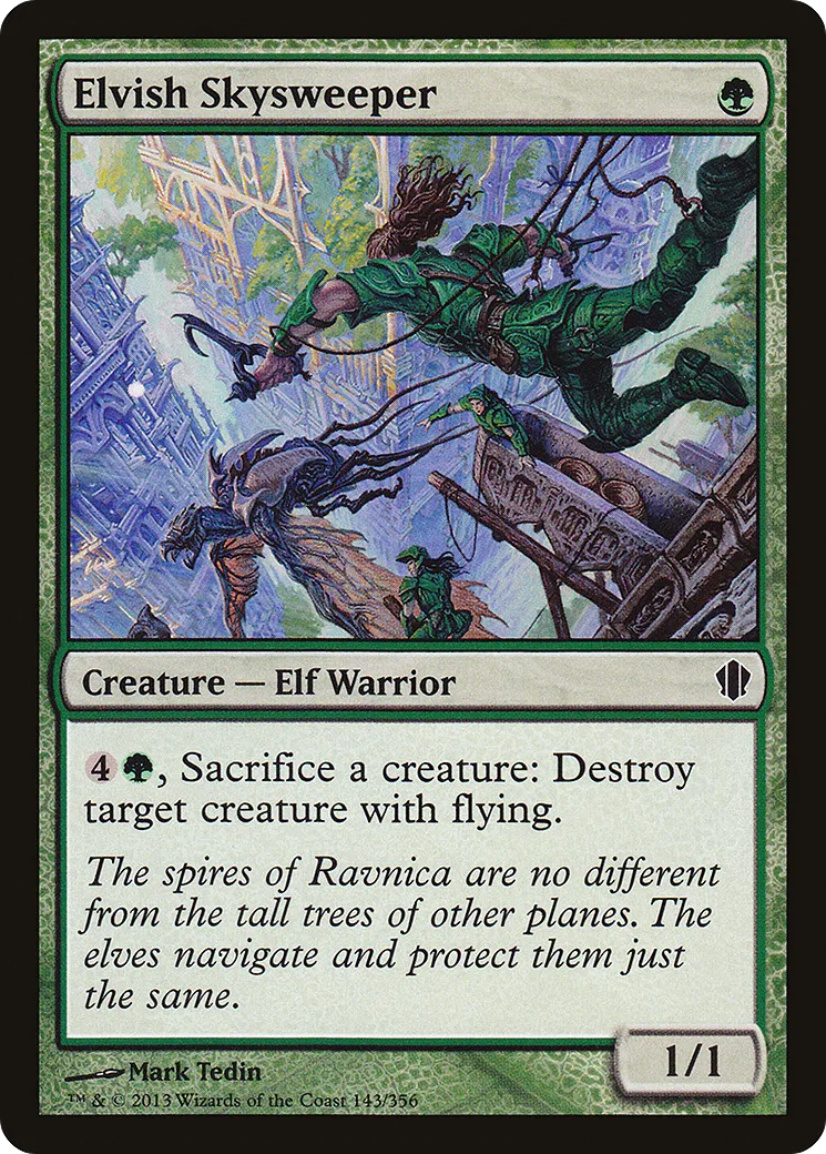 Elvish Skysweeper — Commander 2013 — Magic: The Gathering