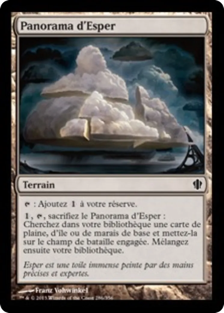 Panorama d'Esper — Commander 2013 — Magic: The Gathering