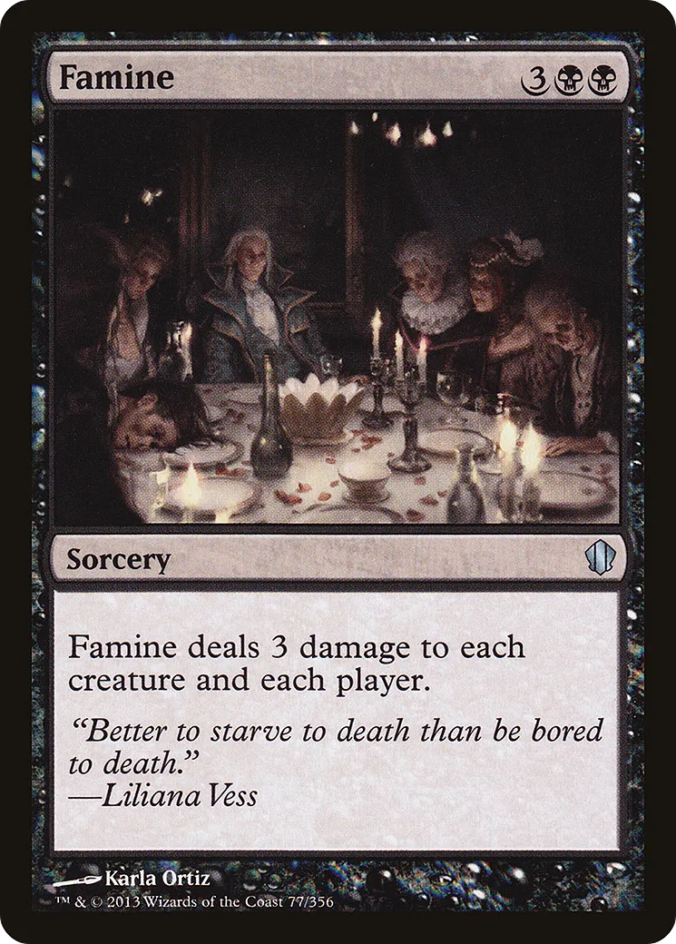 Famine — Commander 2013 — Magic: The Gathering