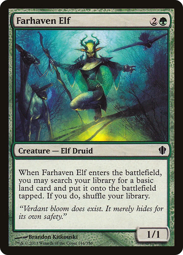 Farhaven Elf from Commander 2013 - Magic: The Gathering