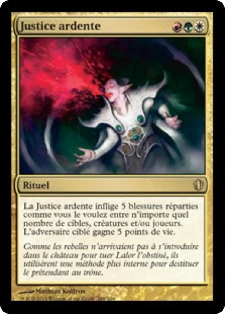 Justice ardente — Commander 2013 — Magic: The Gathering