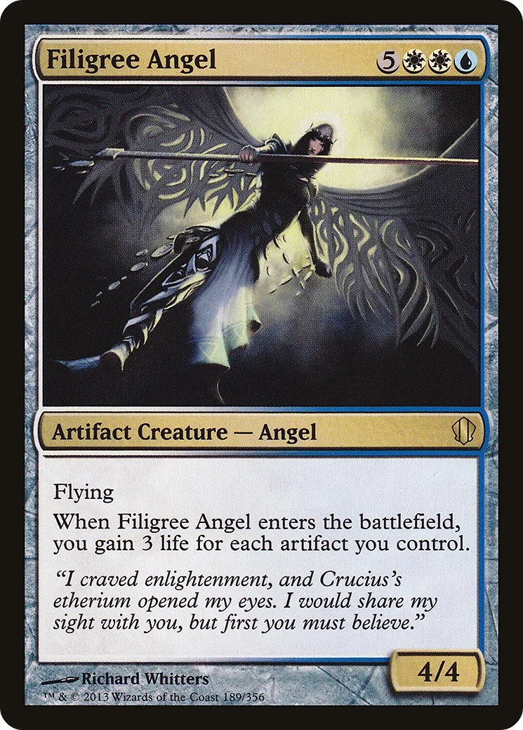 Filigree Angel from Commander 2013 - Magic: The Gathering