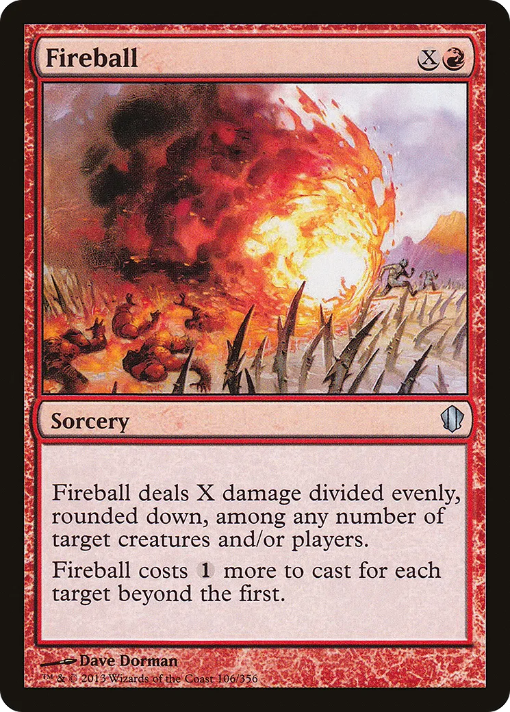 Fireball — Commander 2013 — Magic: The Gathering