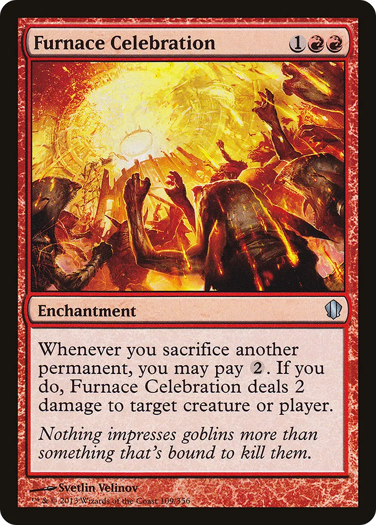 Furnace Celebration — Commander 2013 — Magic: The Gathering