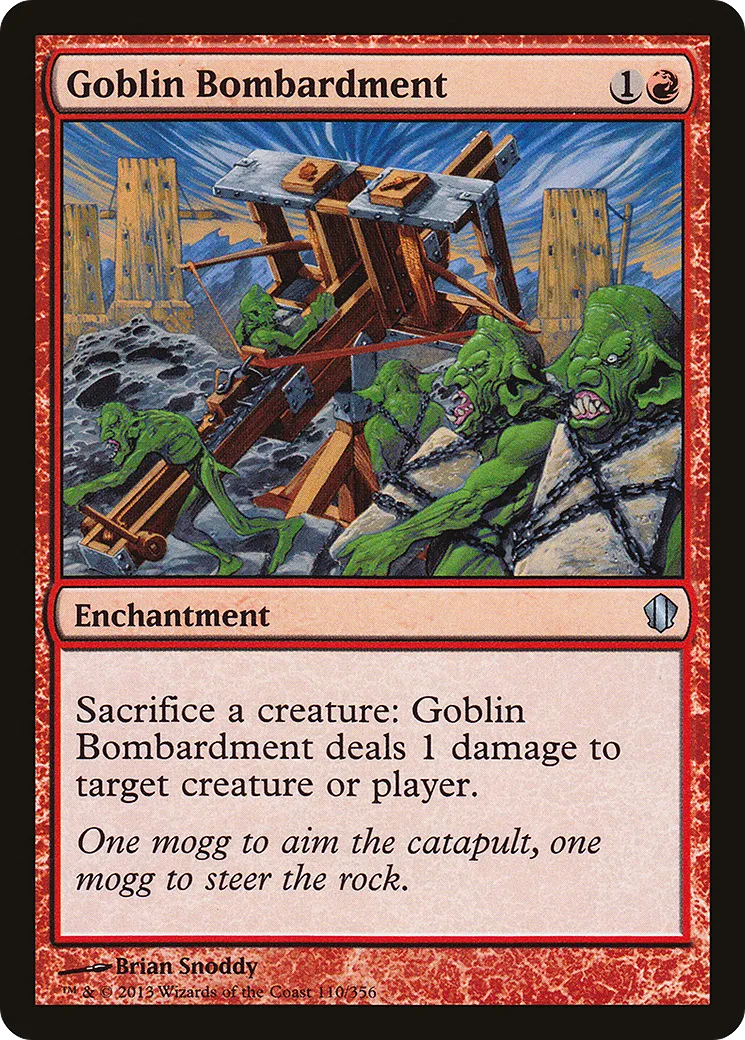 Goblin Bombardment — Commander 2013 — Magic: The Gathering
