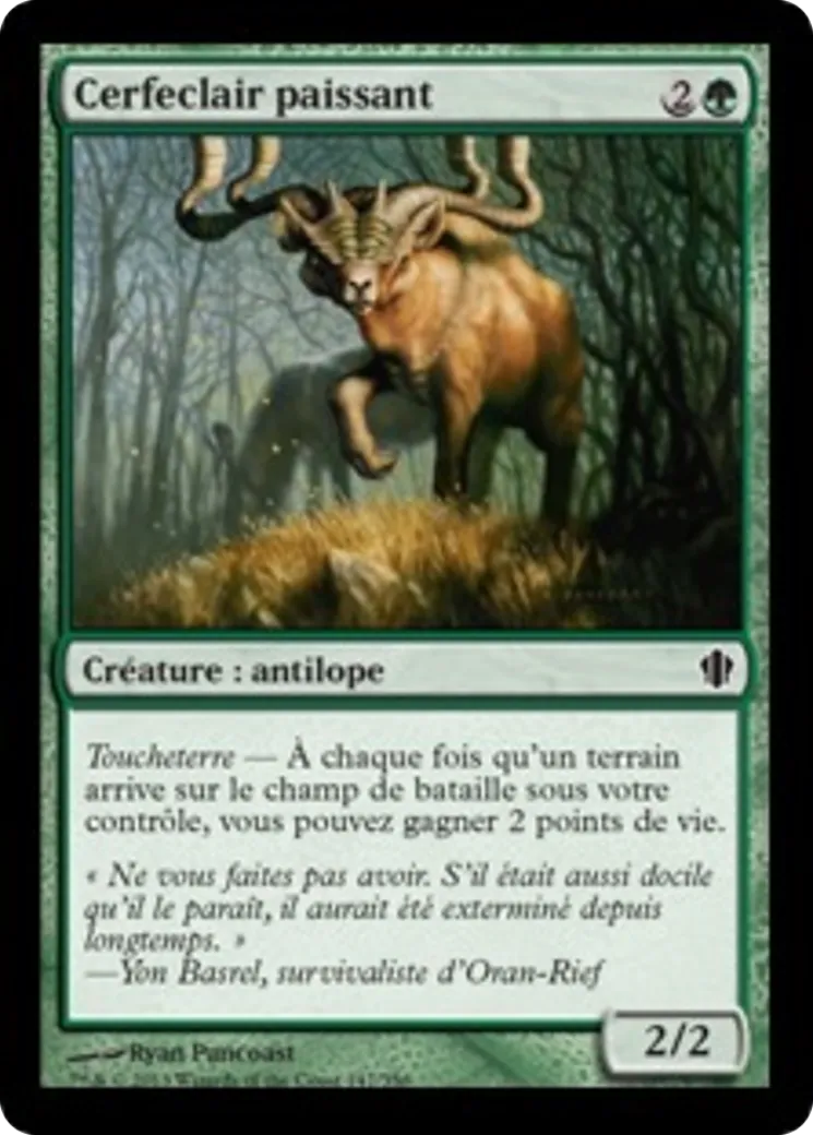 Cerfeclair paissant — Commander 2013 — Magic: The Gathering