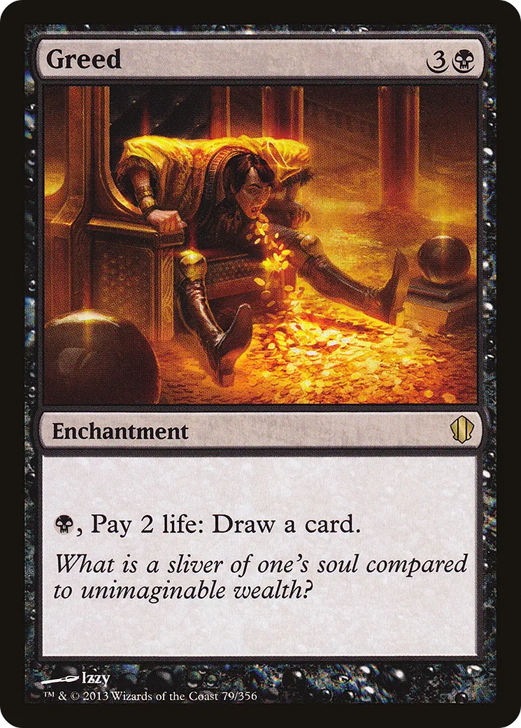Greed — Commander 2013 — Magic: The Gathering