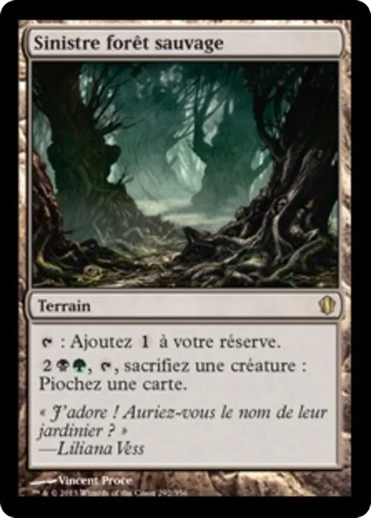 Sinistre forêt sauvage — Commander 2013 — Magic: The Gathering