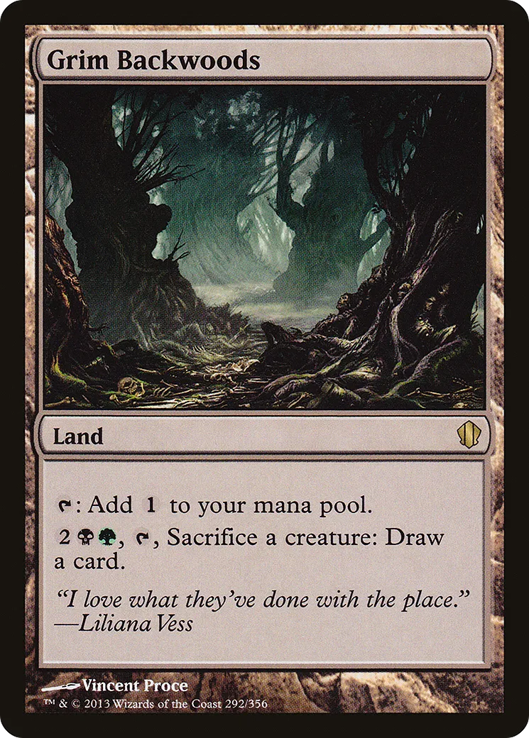 Grim Backwoods — Commander 2013 — Magic: The Gathering