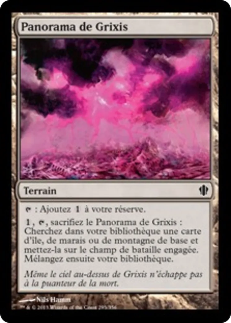Panorama de Grixis from Commander 2013 - Magic: The Gathering
