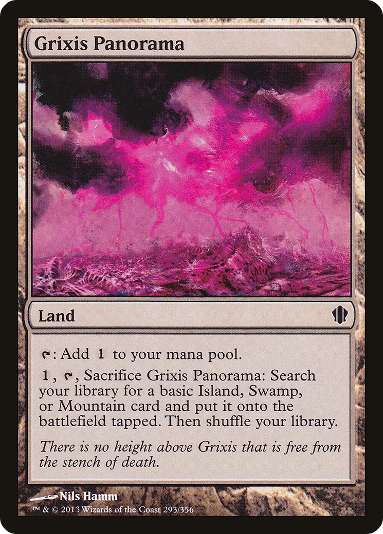 Grixis Panorama — Commander 2013 — Magic: The Gathering