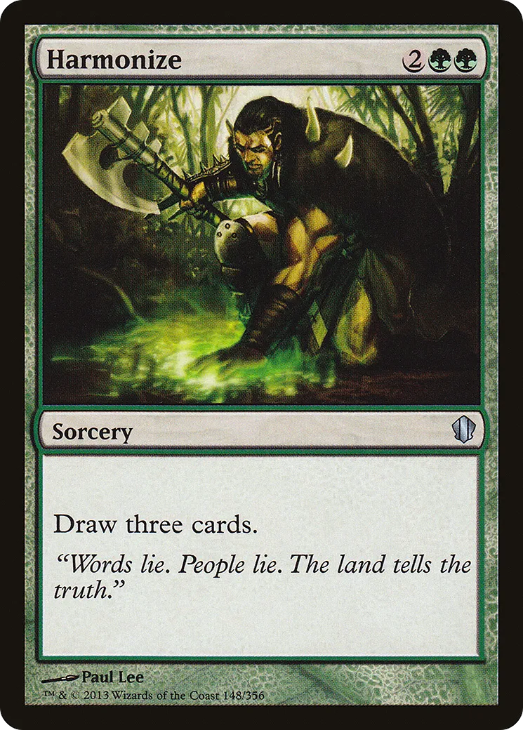 Harmonize — Commander 2013 — Magic: The Gathering