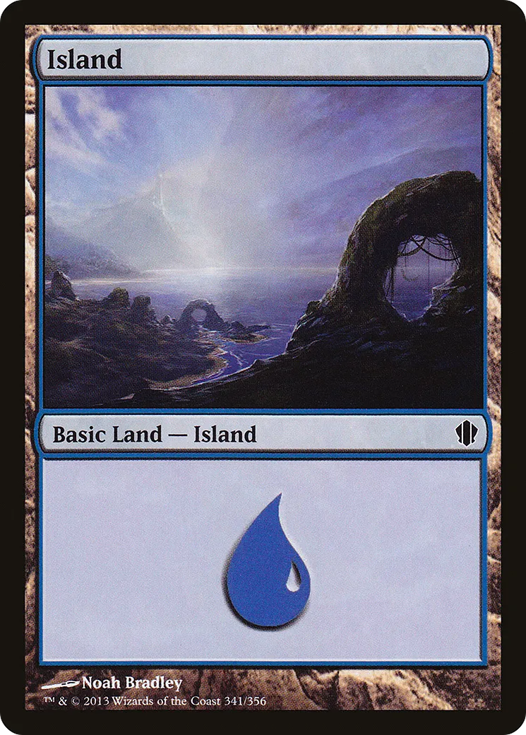 Island — Commander 2013 — Magic: The Gathering