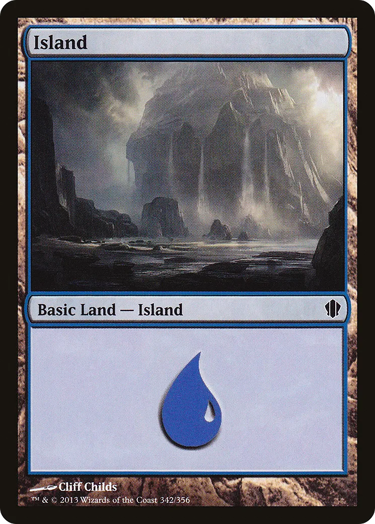 Island — Commander 2013 — Magic: The Gathering