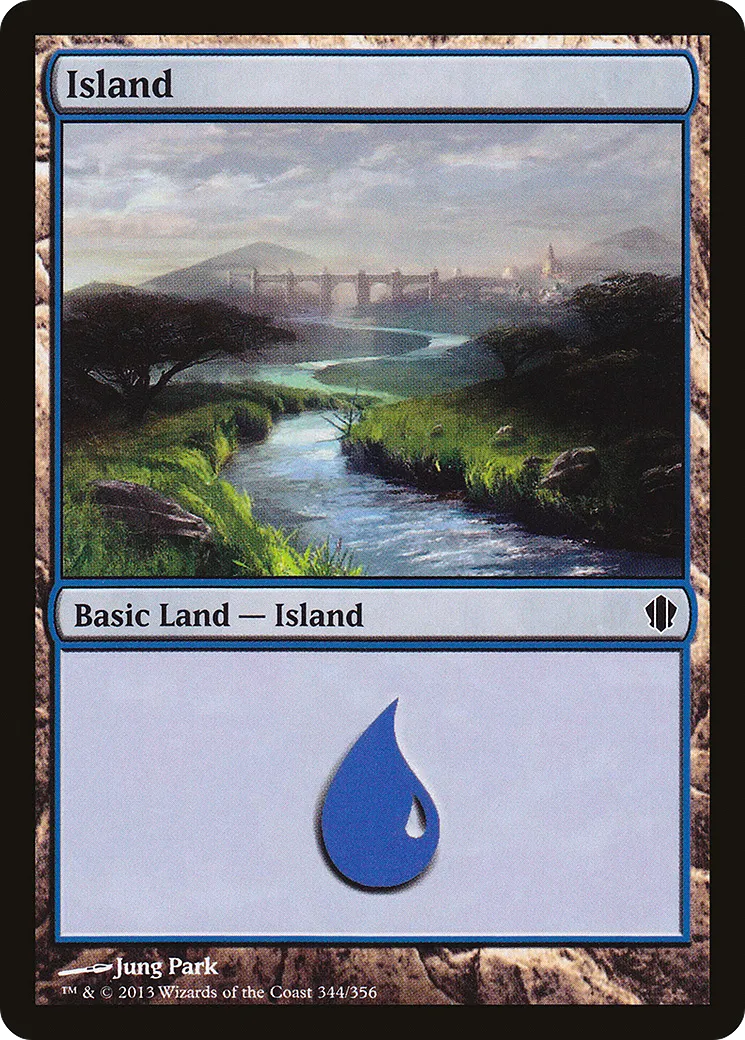 Island — Commander 2013 — Magic: The Gathering