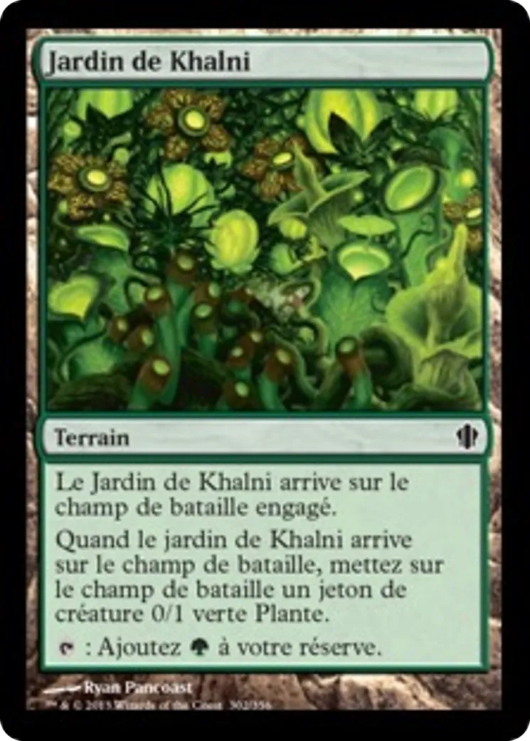 Jardin de Khalni — Commander 2013 — Magic: The Gathering